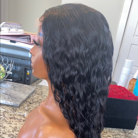 Lace closure wig Brazilian hair